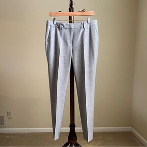 Italian Designer - Soft Wool Trousers in Pale Gray - 46 IT / 8-10 U.S.